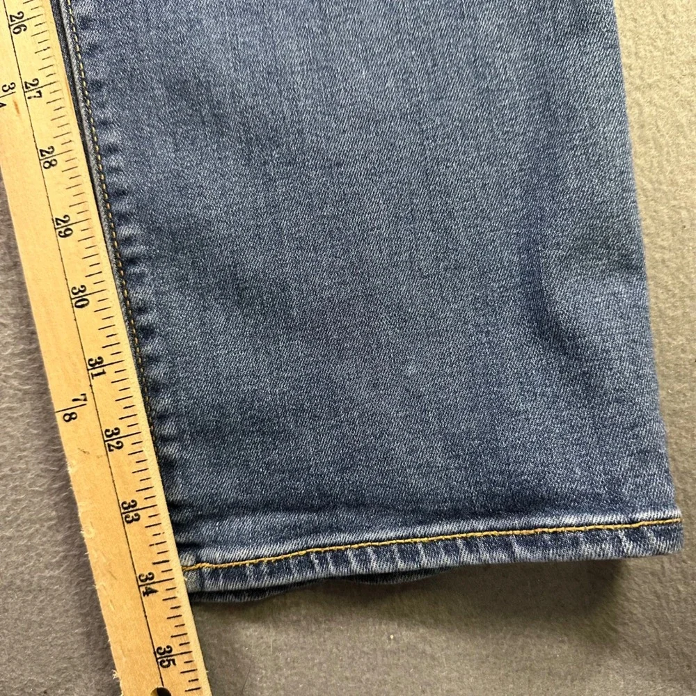Banana Republic Travel Jean Mens 32x34 Straight Fit Medium Wash Blue Denim